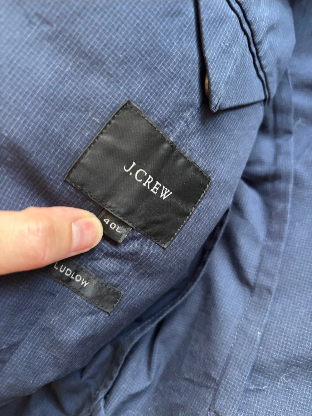 J. Crew Ludlow Lightweight Shirt Jacket in Navy